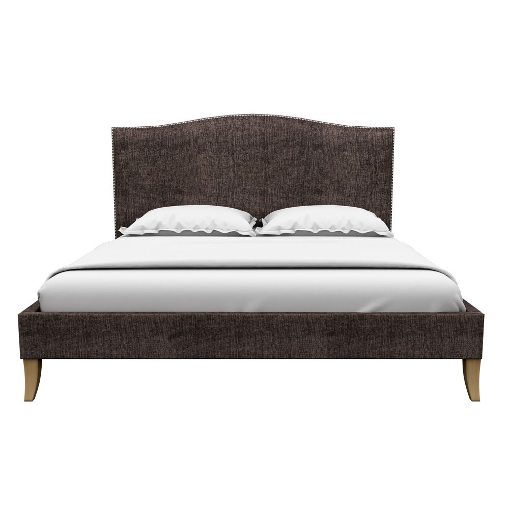 Pinup Queen size Bed-Grey